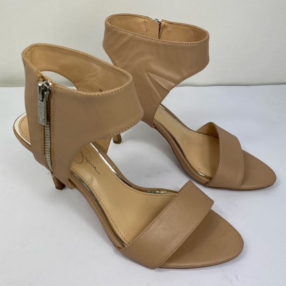 JESSICA Simpson Tan Women's Heels Shoes Size 8M - Picture 3 of 14